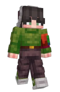 Front of SunBoy's skin