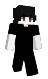 black and wild sand Minecraft skin — Classic model