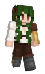 cedar and pampas Minecraft skin — Slim model — first worn by Shaviri