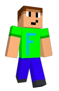 Front of Fracty's skin