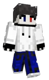 SakSD's Minecraft skin wearing the Pan cape
