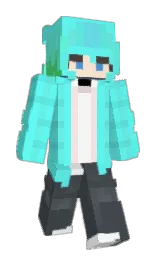 black and spray Minecraft skin — Slim model