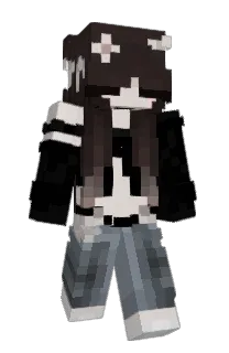 Front of BigHeart's skin