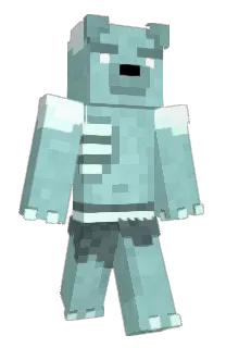 Front of TunaBear's skin