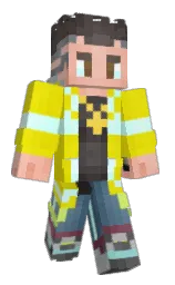 PsychoSam10's Minecraft skin wearing the Migrator cape