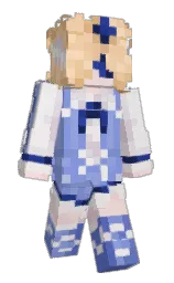 chetwode blue and dull lavender Minecraft skin — Slim model — first worn by O0nett