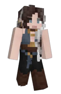 Front of Alzye's skin