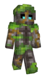 dorado and chalet green Minecraft skin — Classic model — first worn by thony_02