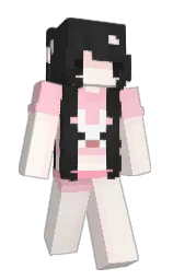 Cubefinite's Minecraft skin wearing the Pan cape