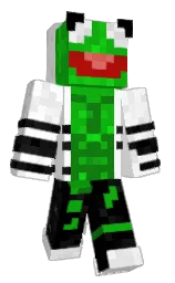 AzKermit's Minecraft skin wearing the Migrator cape