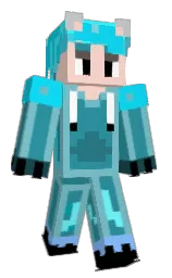 black and half baked Minecraft skin — Classic model