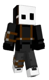 OpticalMural's Minecraft skin wearing the Menace cape