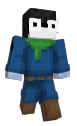 blumine and chathams blue Minecraft skin — Classic model — first worn by hAMkz