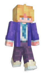 cercaxel's Minecraft skin wearing the Purple Heart cape
