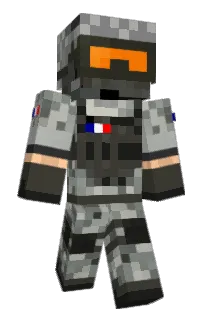 Front of Minecraft skin