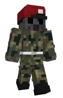 Front of Aleksyno's skin