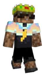 black and shark Minecraft skin — Classic model — first worn by FizDev