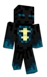cod gray and black Minecraft skin — Classic model — first worn by Izun_
