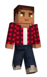 rosewood and crimson Minecraft skin — Slim model