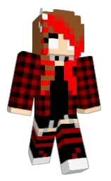 redkickkid's Minecraft skin wearing the 15th Anniversary cape