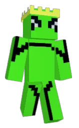 harlequin and black Minecraft skin — Classic model