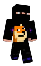 black and tonys pink Minecraft skin — Classic model — first worn by gxm7