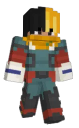 SpaceBoyTM's Minecraft skin wearing the Follower's cape