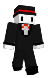 woodsmoke and black Minecraft skin — Classic model