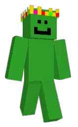 forest green and school bus yellow Minecraft skin — Classic model