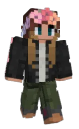 mine shaft and cod gray Minecraft skin — Slim model