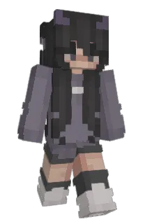 Front of CubeFloot's skin