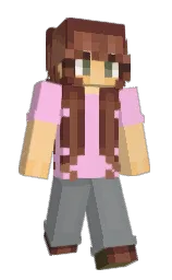 chantilly and buccaneer Minecraft skin — Slim model — first worn by Dracookos