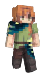 green smoke and di serria Minecraft skin — Slim model — first worn by afix1101
