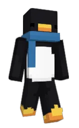 Hailcast's Minecraft skin wearing the Migrator cape