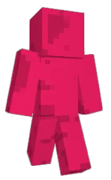 black and maroon flush Minecraft skin — Classic model — first worn by Khamzst22