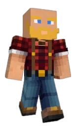 HumpyHD's Minecraft skin wearing the Pan cape