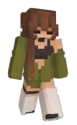 babygrl's Minecraft skin wearing the 15th Anniversary cape