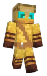 ronchi and goldenrod Minecraft skin — Classic model — first worn by Thy_Bubster