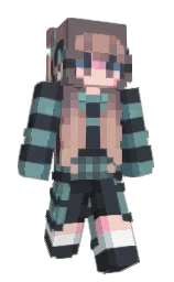 Xerention's Minecraft skin wearing the Minecraft Experience cape