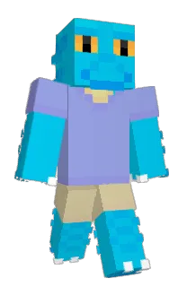 Front of Aquazille's skin