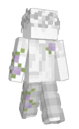 white and tutu Minecraft skin — Slim model