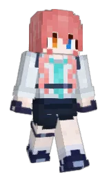 sunglo and forget me not Minecraft skin — Slim model