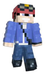 havelock blue and chestnut rose Minecraft skin — Classic model