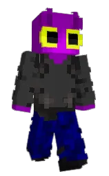 purple and mine shaft Minecraft skin — Slim model