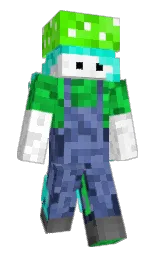 white and wild blue yonder Minecraft skin — Slim model — first worn by shroomshroomie