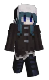 Ventince's Minecraft skin wearing the Zombie Horse cape