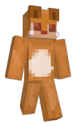 copper and raw sienna Minecraft skin — Slim model