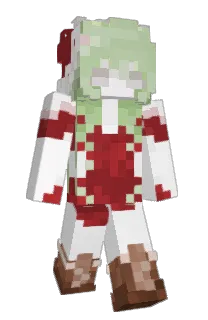 Front of SaintCiel's skin