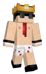 maize and black Minecraft skin — Slim model — first worn by SadeMeyveSuyu