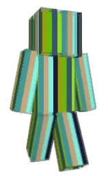 big stone and black Minecraft skin — Classic model — first worn by Melur544